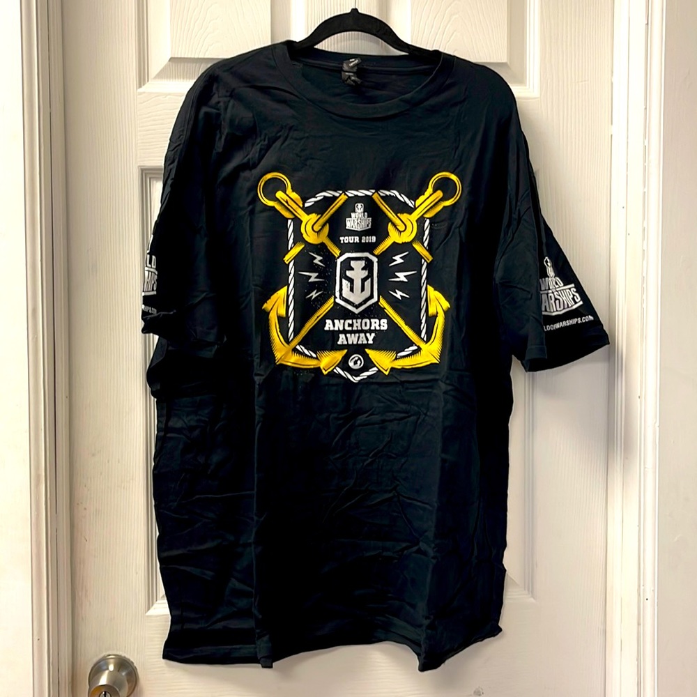 World of Warships tour 2019 Anchors Away short sleeve shirt